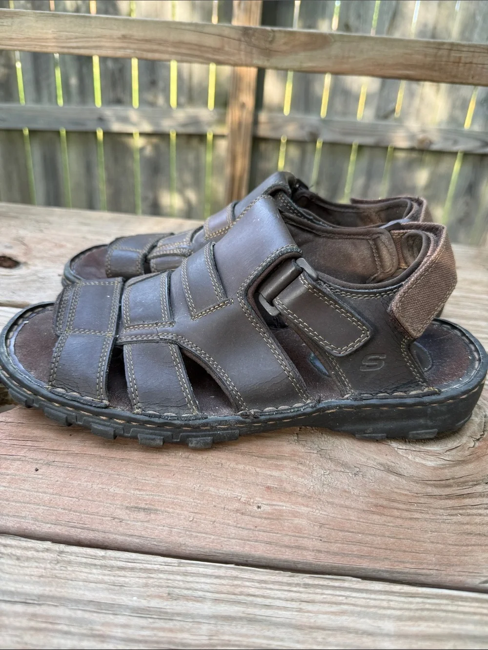 Skechers Men's Leather Sandals
